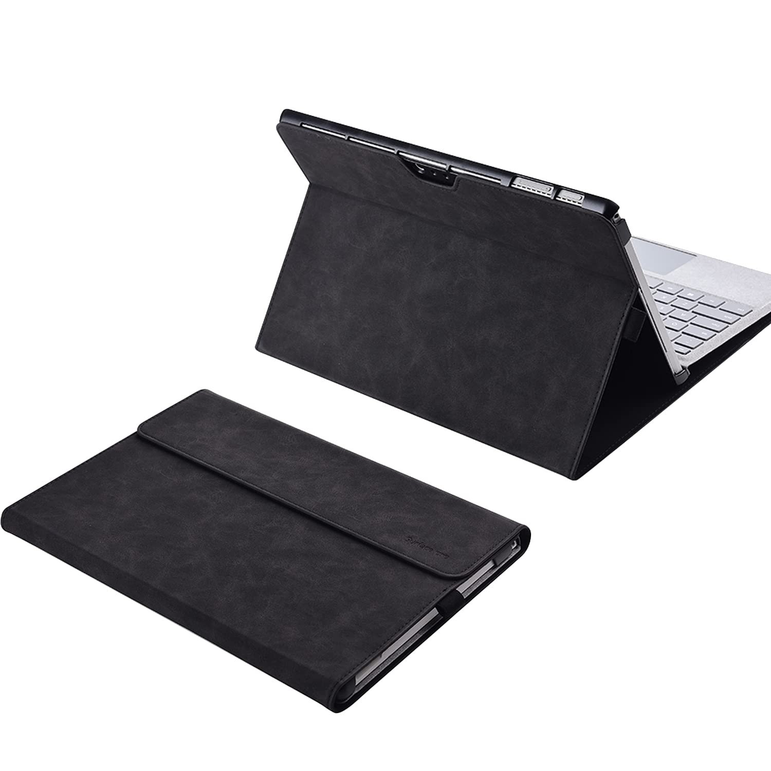 13 inch Keyboard Case for Surface Pro 9 Case High Quality Pu Stitched Leather Tablet PC Cover for Microsoft Surface Pro 9 2022