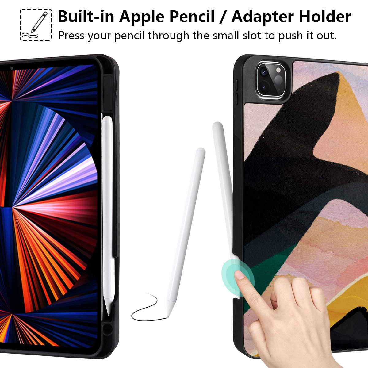 2024 New Customized OEM Leather For Apple iPad Mini 6 Case Compatible 6th 2021 For Gen With Pencil Holder Cover