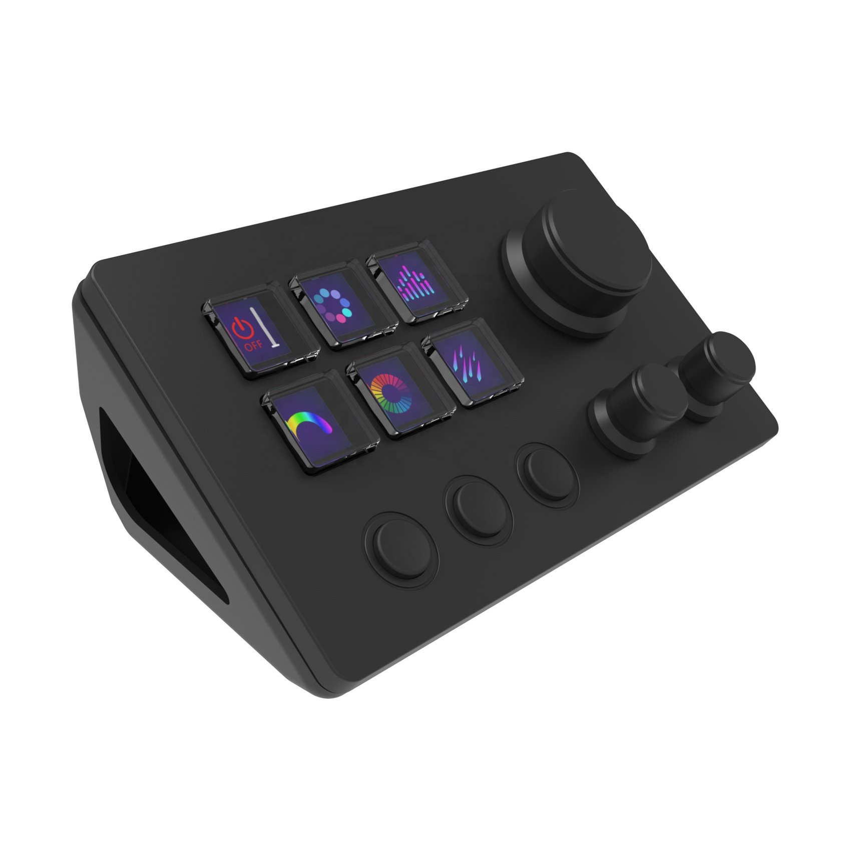 Mirabox N3 StreamDeck Visual Keyboard LCD Button 6 Keys Live Content Creation Controller Stream Deck Custom Button For Win/MacOS