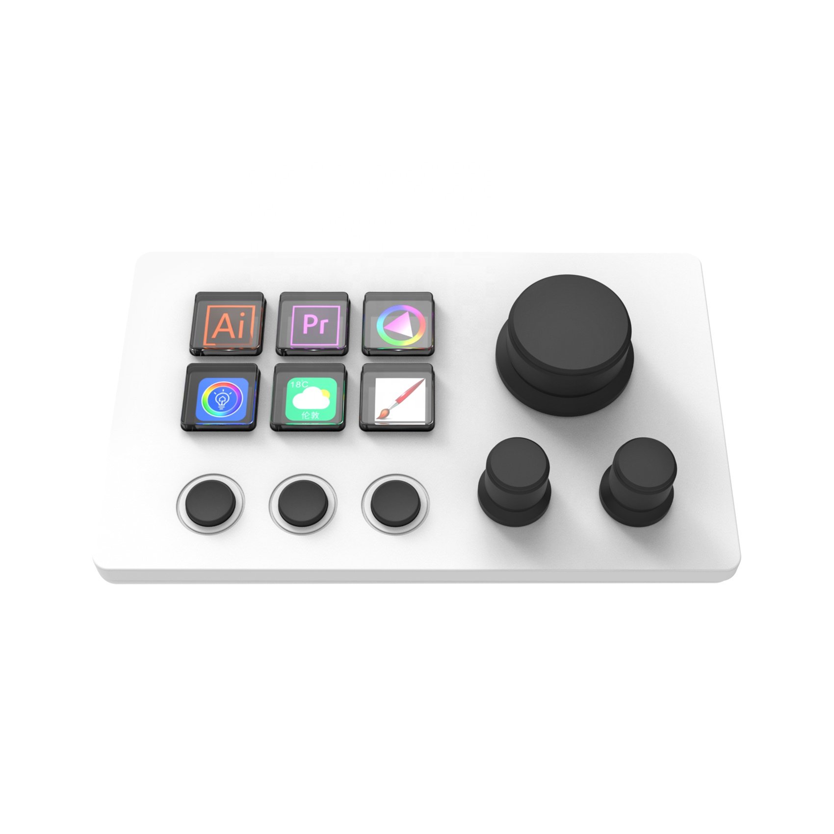 Mirabox N3 StreamDeck Visual Keyboard LCD Button 6 Keys Live Content Creation Controller Stream Deck Custom Button For Win/MacOS