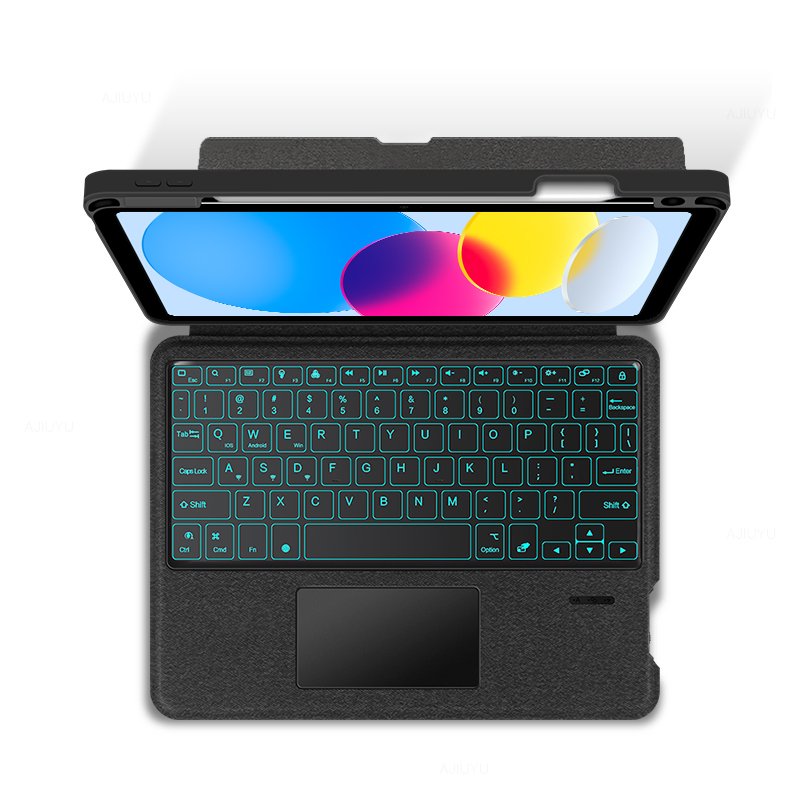 For 2017 2018 New iPad 9.7 Keyboard Leather Case Cover Detachable Wireless Keyboard for Apple iPad