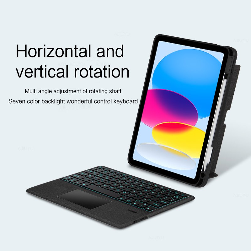 For 2017 2018 New iPad 9.7 Keyboard Leather Case Cover Detachable Wireless Keyboard for Apple iPad