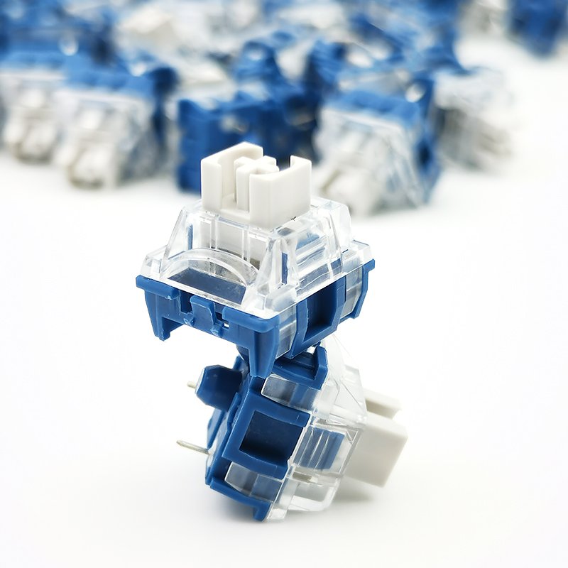 Spot wholesale TTC fast silver shaft V2 silver plated mechanical keyboard shaft body DIY hot plug switch peripherals