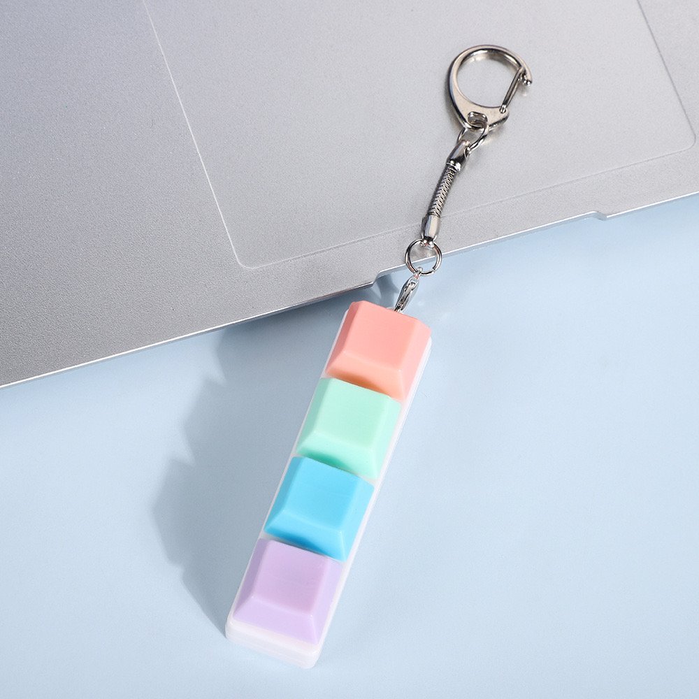 Mechanical Keyboard Tactile Keycap Switch Tester Keychain Clicker Keyboard Fidget Toys