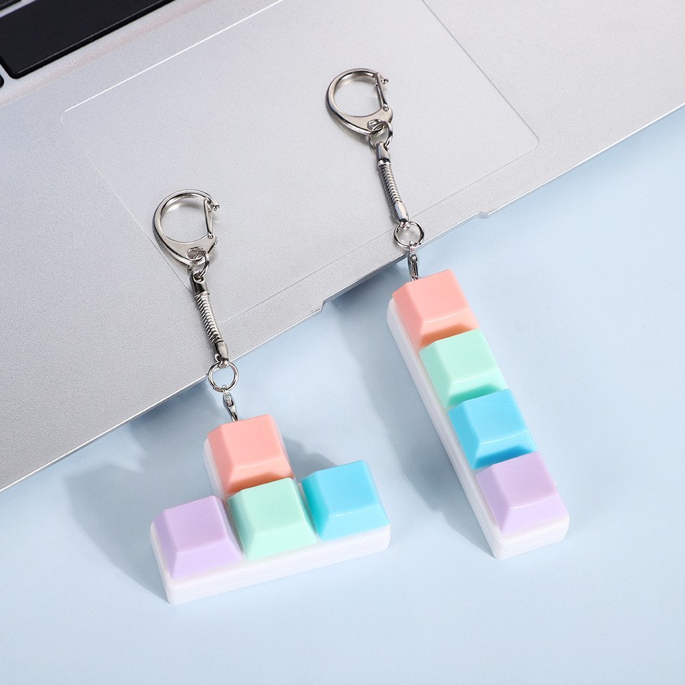 Mechanical Keyboard Tactile Keycap Switch Tester Keychain Clicker Keyboard Fidget Toys
