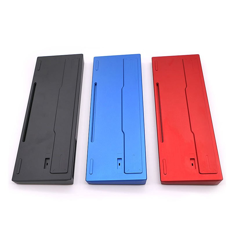 Custom Multicolor Anodizing Aluminum Keyboard Case Plate CNC Machining Mechanical CNC Keyboard