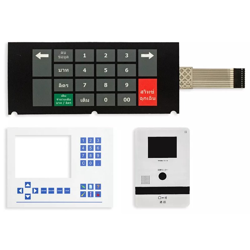 Custom Cheap Good Price Membrane Switch LED Low Price Membrane Switch Panel for Reliance Customize Silicone Remote Controller