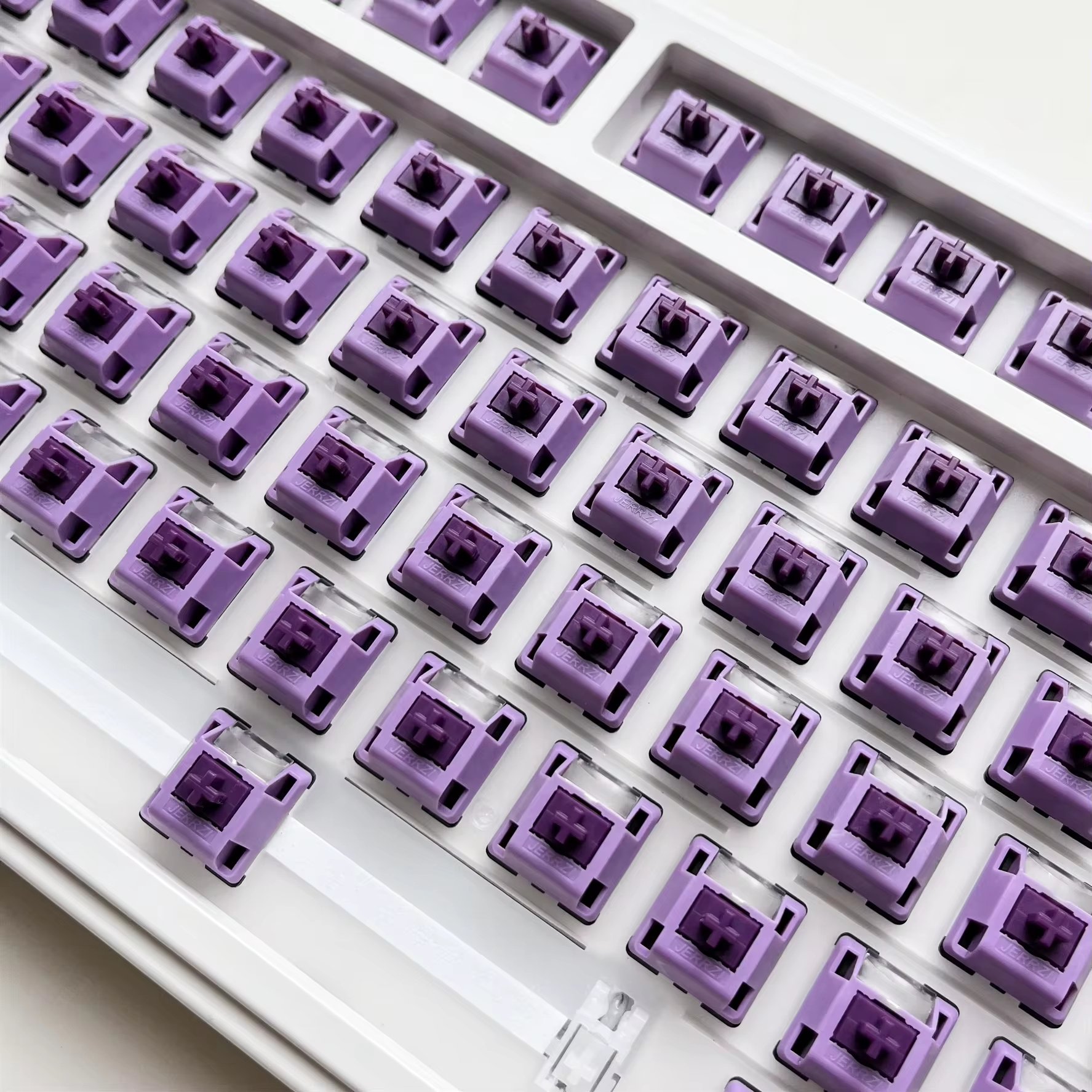 Blueberry Mousse 40g Linear Switches 5pin for All MX Mechanical Keyboard Prelubed Switch Hot Swappable for Gaming Keyboard