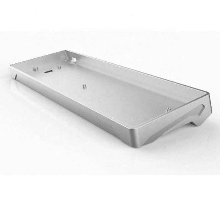 CNC machining aluminum keyboard frame CNC aluminum mechanical keyboard kit prototype anodized