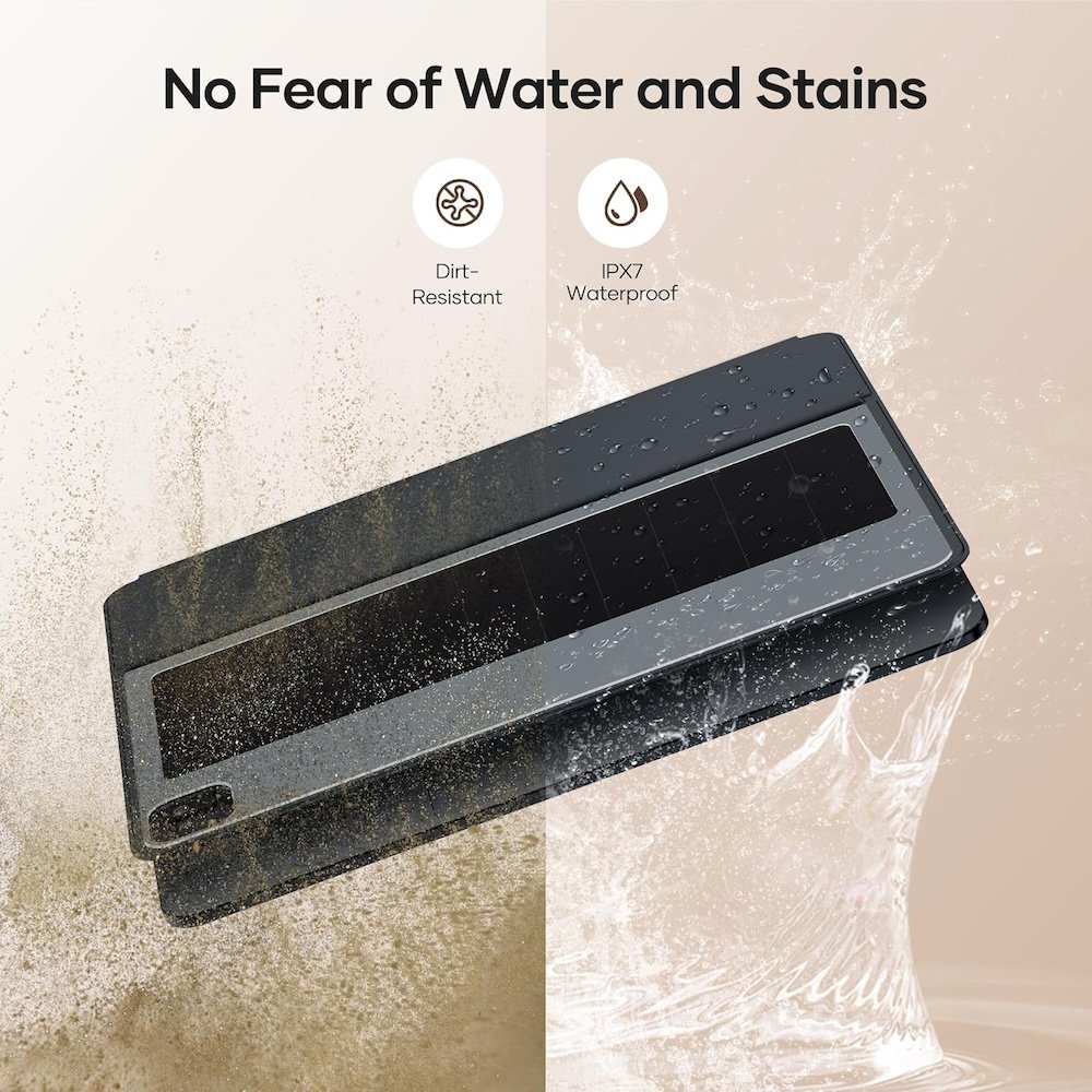Photovoltaic Tablet Wireless Backlight Keyboard Case IPX7 Waterproof Slim Magnetic Cover for ipad Pro 1/2/3/4 air 4/5/6 11" Inch