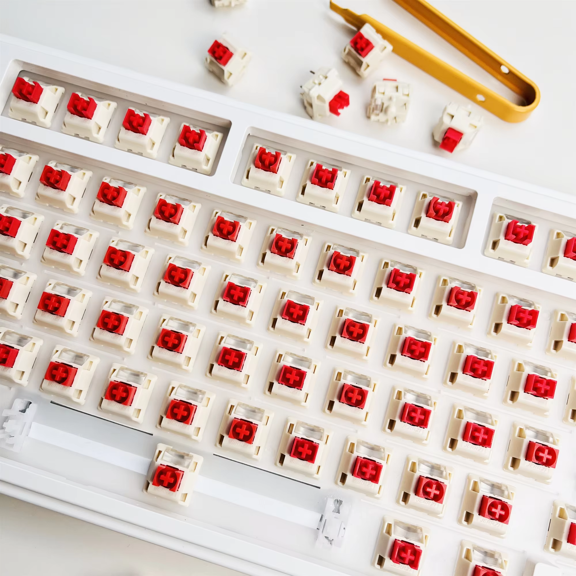 Honey Bean Linear Switch Silent Linear Factory Prelubed Customized Hot Plug Five Pin Mechanical Keyboard Custom Switches