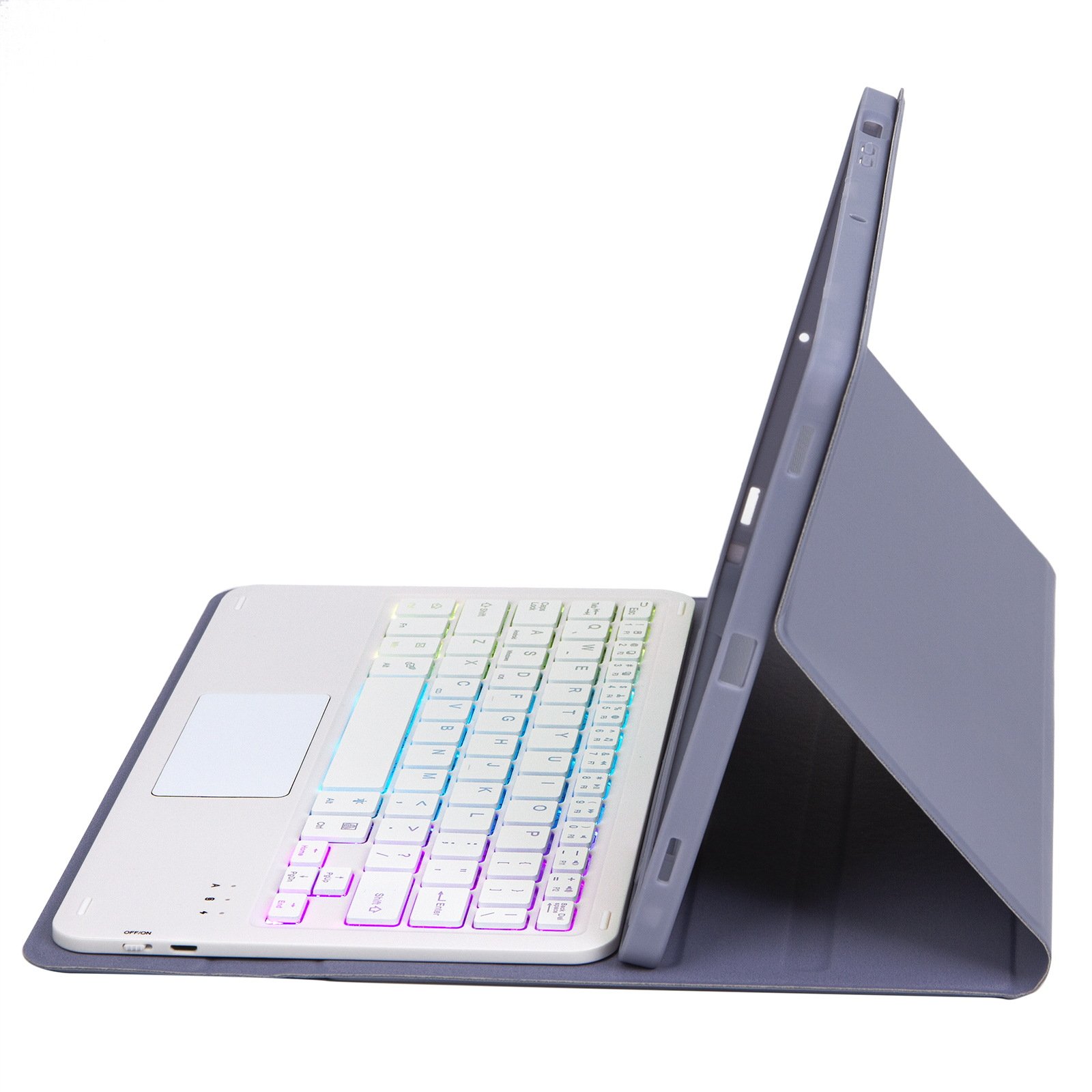 Applicable iPad Tablet protective cover pro110.9 Bluetooth keyboard 789 Dai Miao touch magnetic backlight pen slot shell
