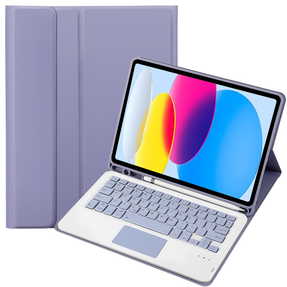 Applicable iPad Tablet protective cover pro110.9 Bluetooth keyboard 789 Dai Miao touch magnetic backlight pen slot shell