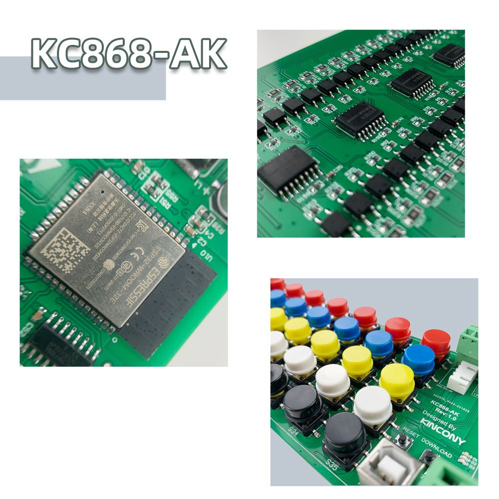 home automation modules KC868-AK ESP32 Programmable keyboard circuit board New Switch Terminal Board