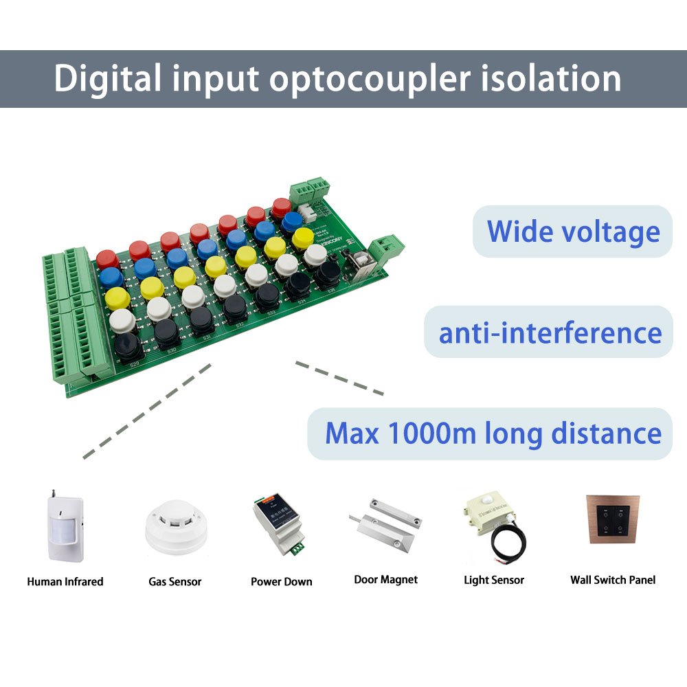 home automation modules KC868-AK ESP32 Programmable keyboard circuit board New Switch Terminal Board