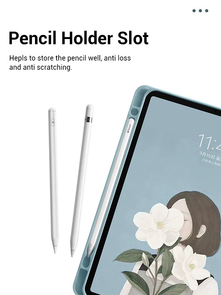 For iPad Pro 11 Touchpad BT Keyboard Case Multi-function Wireless Keyboard Flip Cover With Pencil Holder