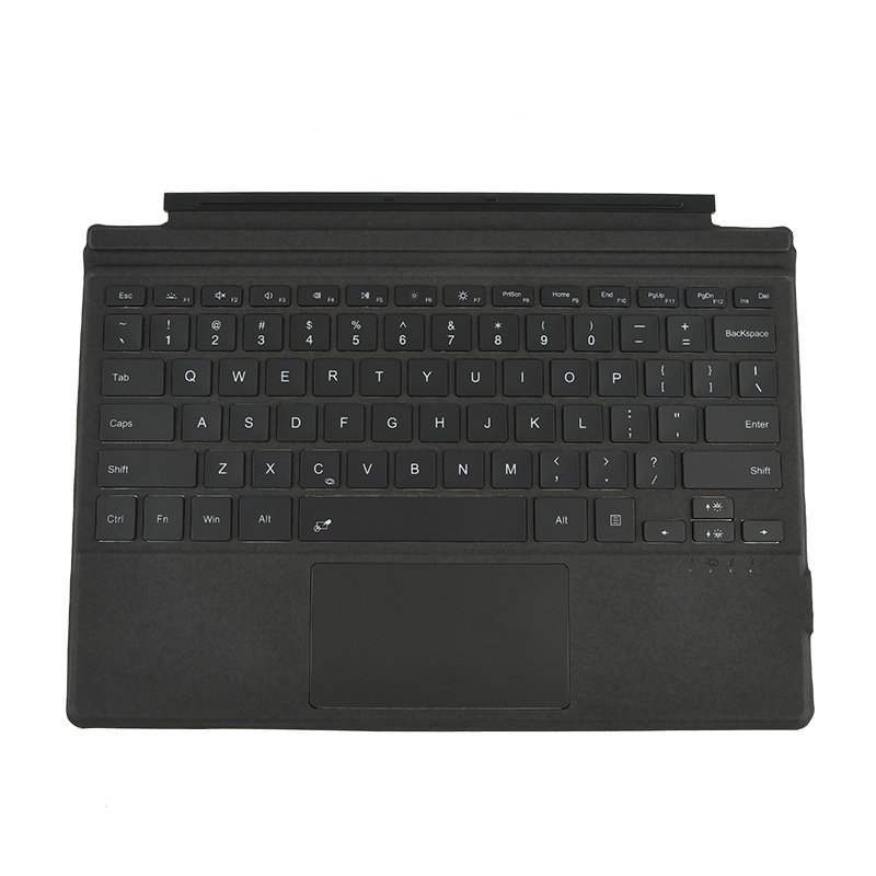 For Microsoft Surface Pro 7 12.2 wireless Keyboard with touch pad and RGB Rainbow backlight keyboard tablet protect cover case
