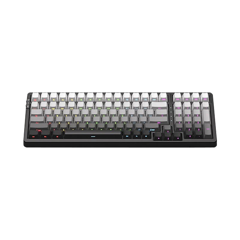 100-Key Hot-Swappable Mechanical Gaming Keyboard with Triple Mode Connectivity Bluetooth/2.4G/Wired & PBT Side-Printed Keycaps.