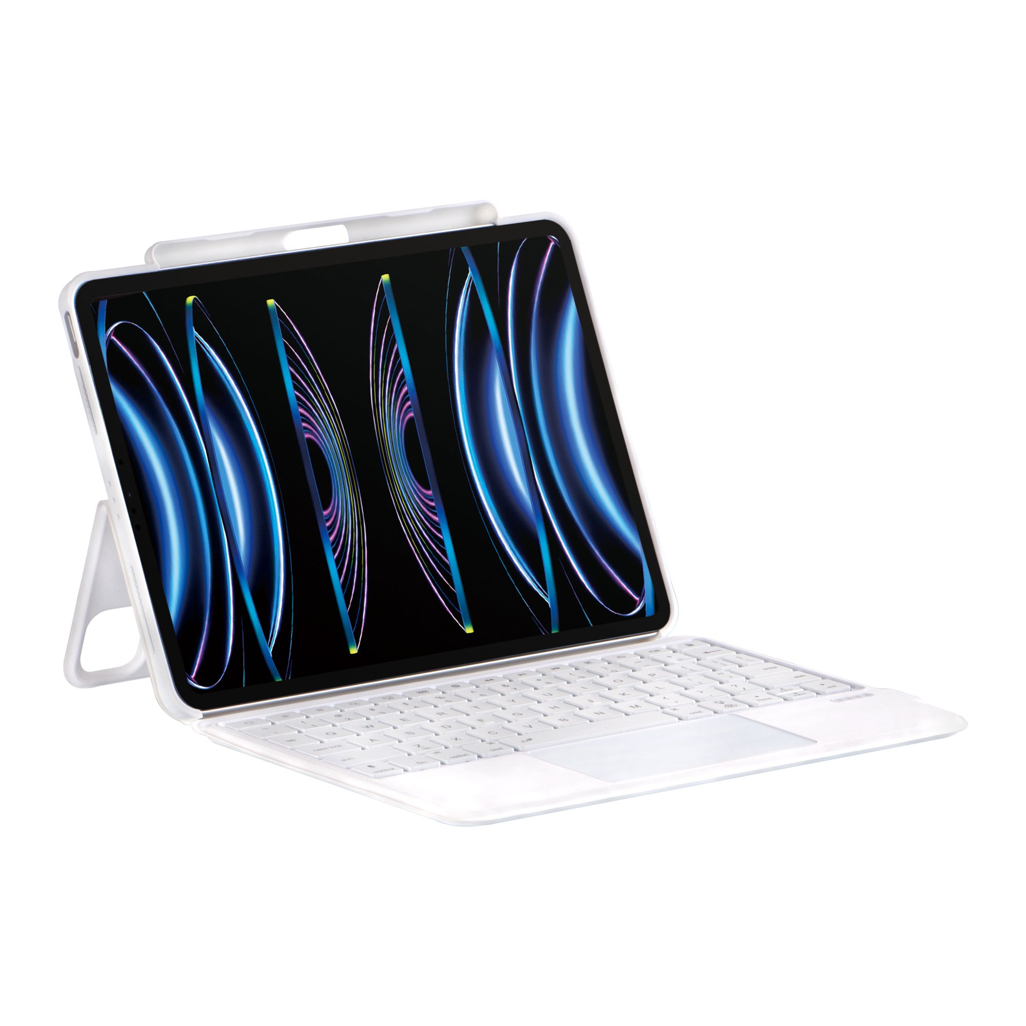 Keyboard Cover For iPad Pro 11" 2018-2022 For iPad Air5 Air4 10.9 Inch 2022 2020 Tablet Magnetic BT Colorful Backlight Magic TPU