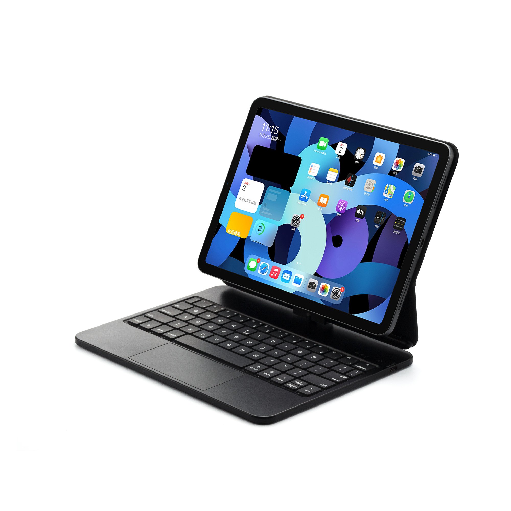 360-degree rotating wireless Keyboard For iPad BT Cover Magnetic suspension second keyboard For Air5 10.9 For iPad PRO11 tablet