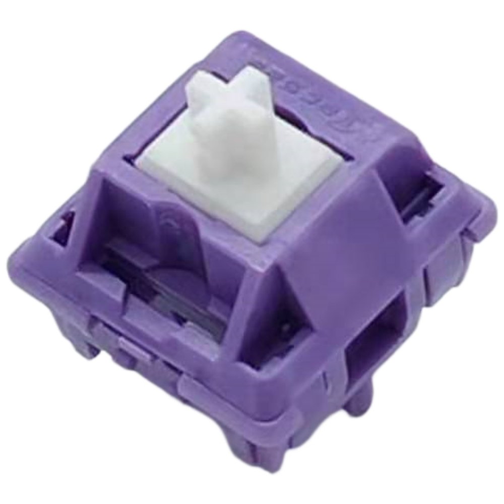 Tecsee Hot Sale Purple Tactile Mechanical Keyboard Switches Orange Linear Switches PME Housing POM Stem Single Spring 68g
