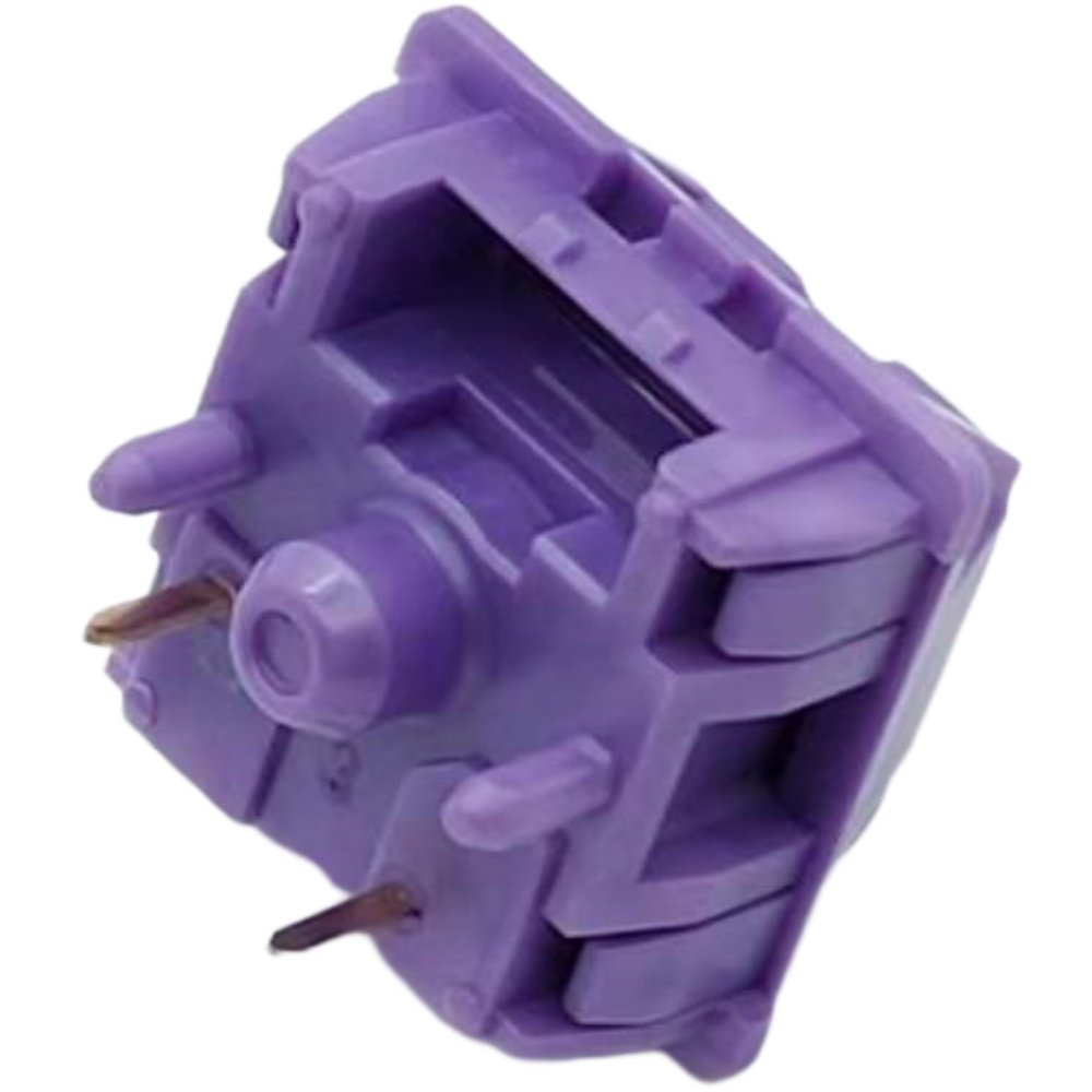 Tecsee Hot Sale Purple Tactile Mechanical Keyboard Switches Orange Linear Switches PME Housing POM Stem Single Spring 68g