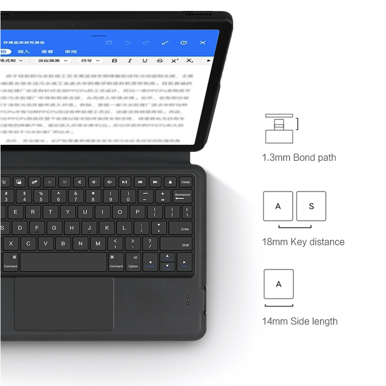 ultra thin Keyboard Case For XIAOMI Redmi Pad SE 11 inch 2023 Tablet Smart Cover