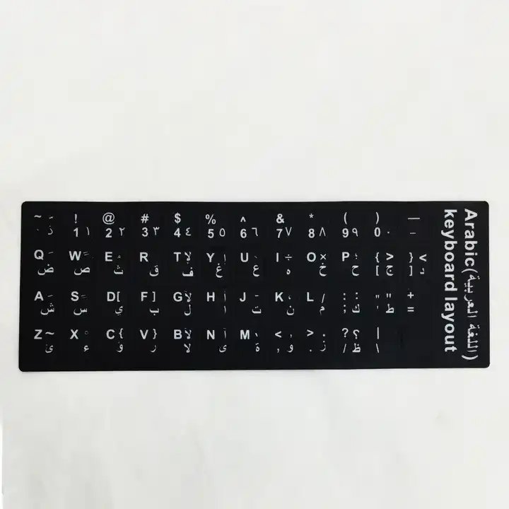 Laptop Keyboard Stickers OEM Small Language Keyboard Stickers Spanish Arabic French Keyboard Stickers Of Laptop