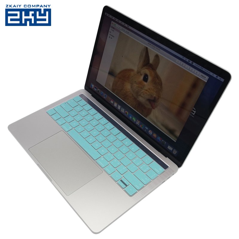Factory Outlets Custom Soft Silicone Keyboard Skin Cover for Newest Macbook Pro 13" 15" With Touch Bar/US Version