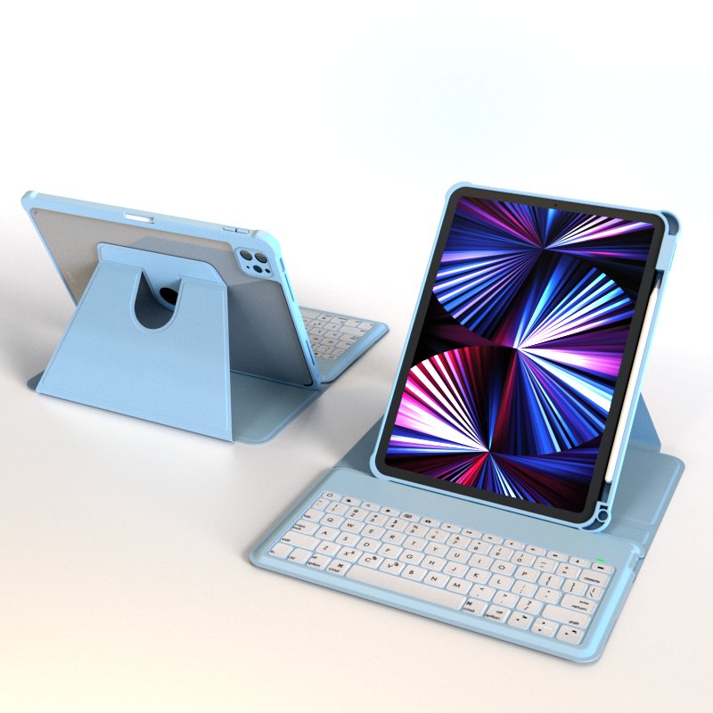 touchpad keyboard case backlit keyboard case inch cover for ipad pro 11 air 4 5 with keyboard