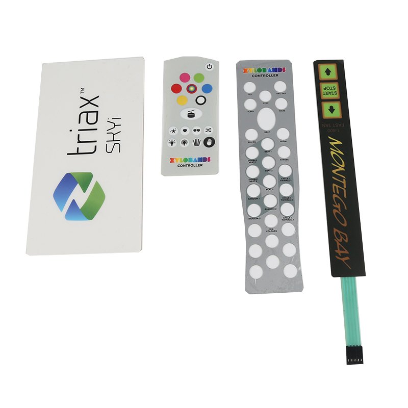 custom silk printing or digital printing membrane panel graphic overlay supplier