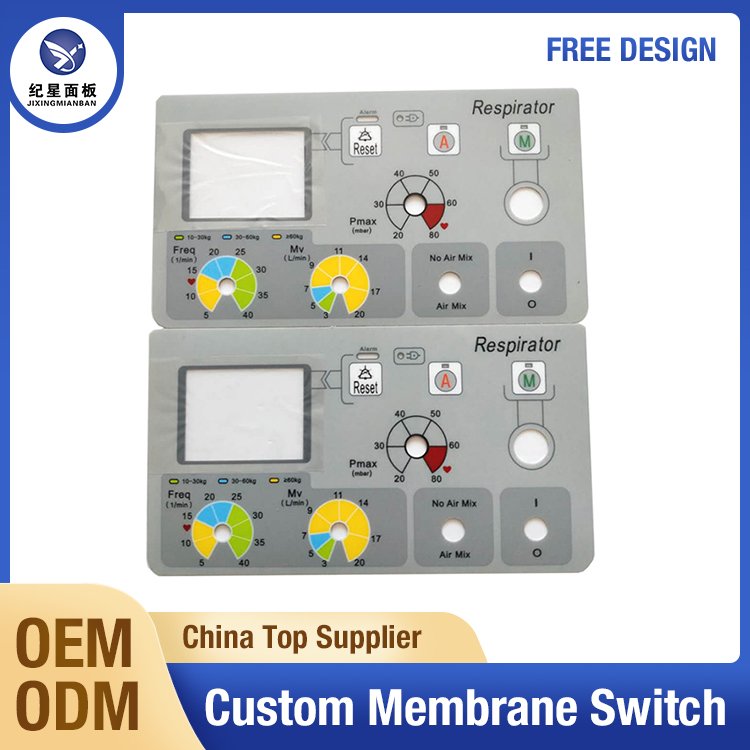 Custom Manufacturer Waterproof Keypad Keyboard Button Panel Membrane Switch