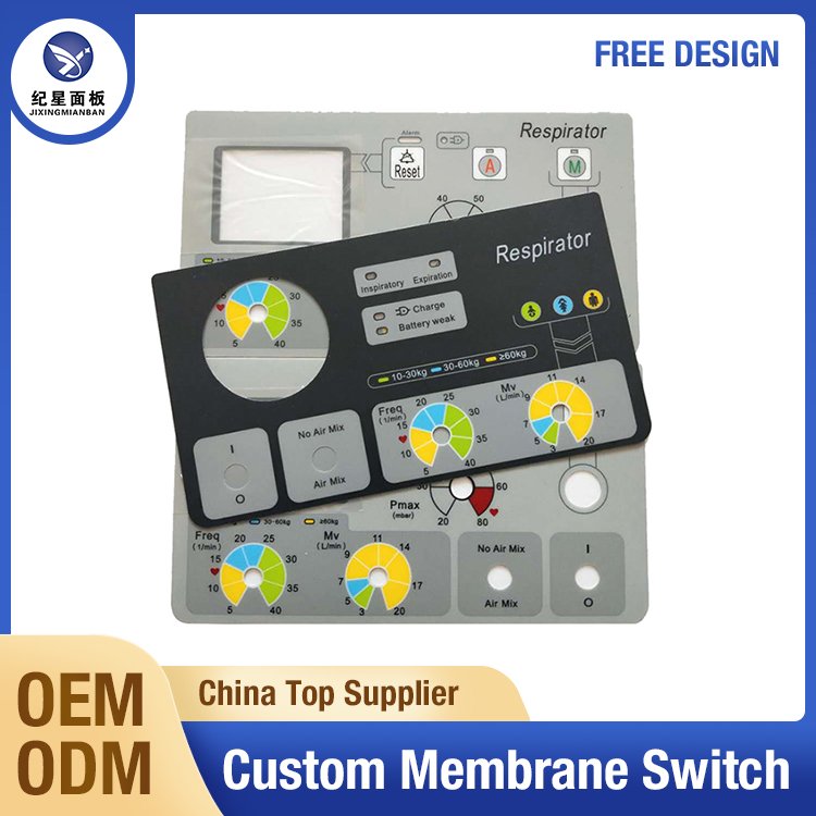 Custom Manufacturer Waterproof Keypad Keyboard Button Panel Membrane Switch