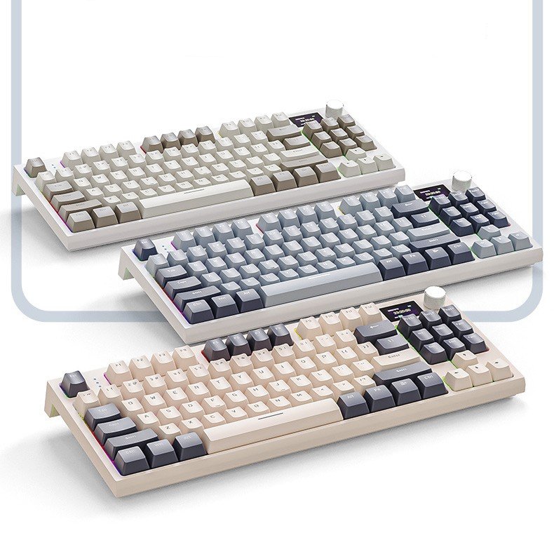 PCTENK XK86 Wireless Game Keyboard PBT Manufacturer Customized hot swappable mechanical keyboard