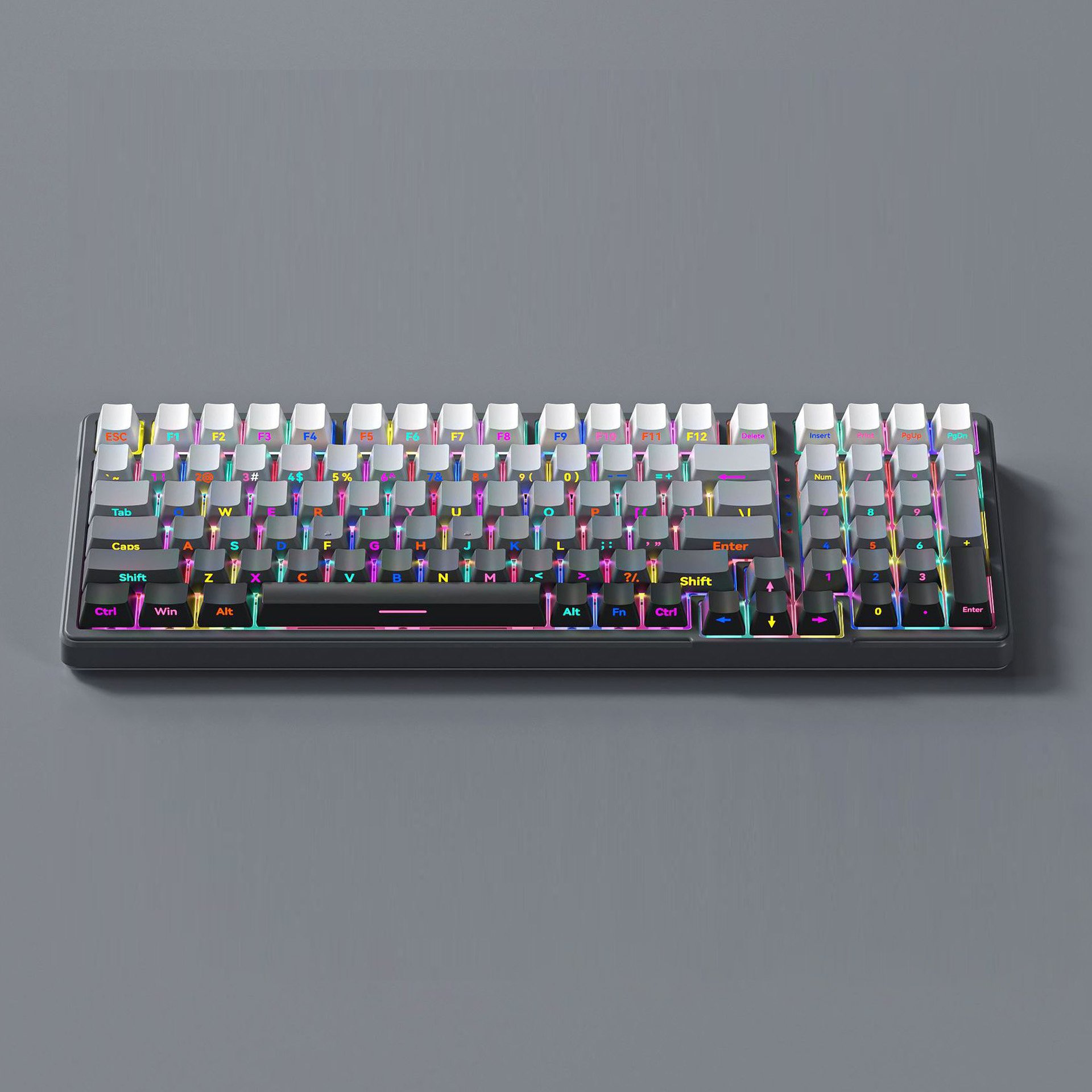 Computer Wired Key Board Gaming Keyboards with RGB Backlit 99 Keys Mechanical Gamer Keyboard