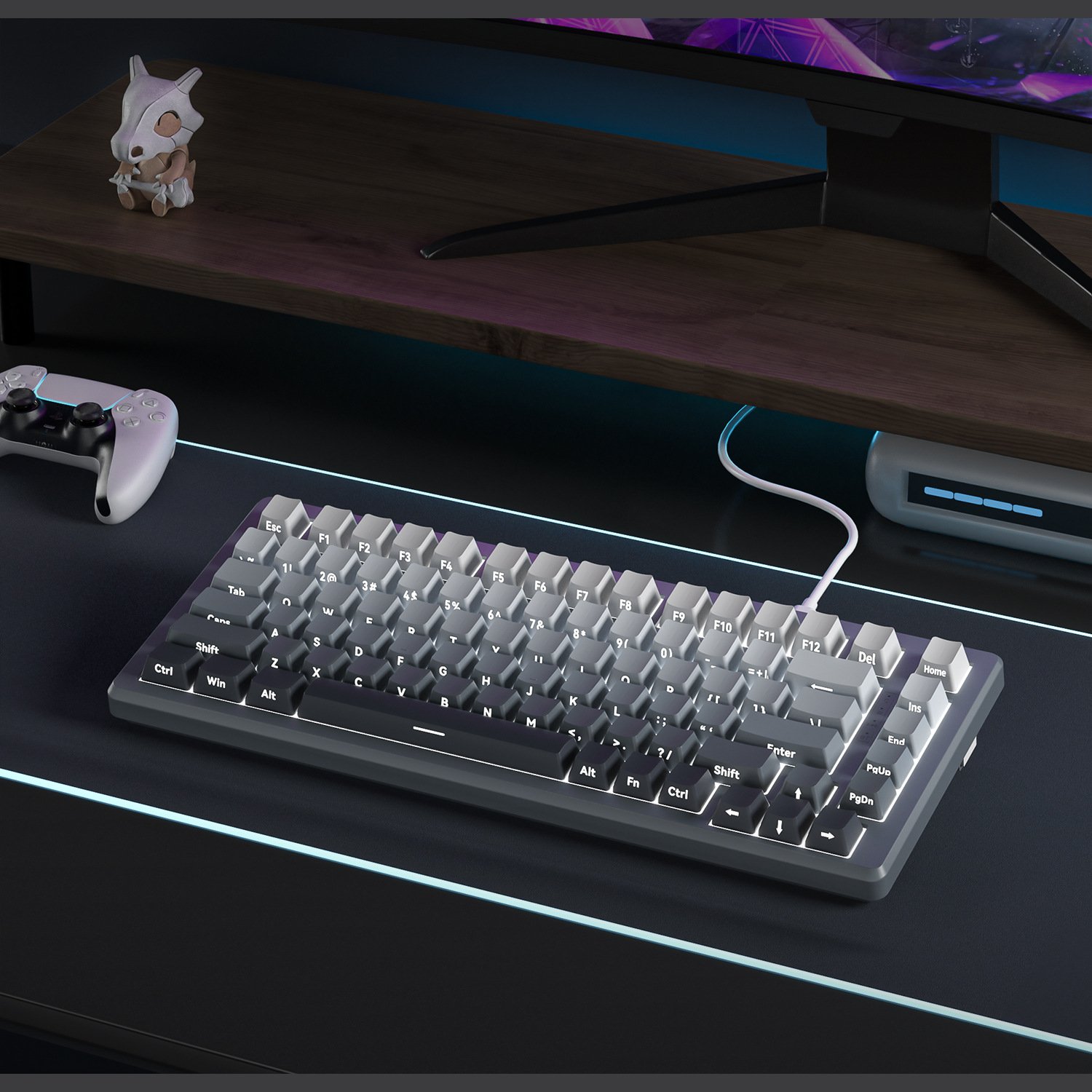 Computer Wired Key Board Gaming Keyboards with RGB Backlit 99 Keys Mechanical Gamer Keyboard
