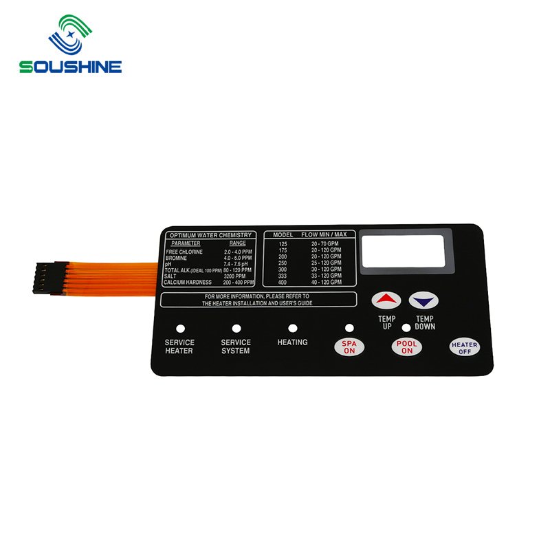 High quality Push Button LED Membrane Switch for Electronic scale