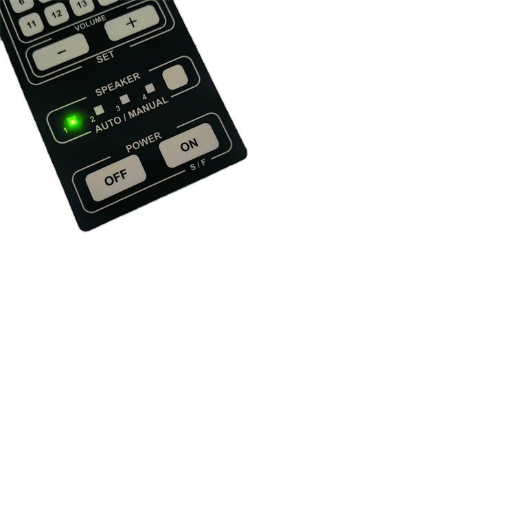 Hot Sales Control Keypad Circuit Print Overlay Keypads & Keyboards LED Metal Dome Membrane Switch Keypad With 3M467 Adhesive