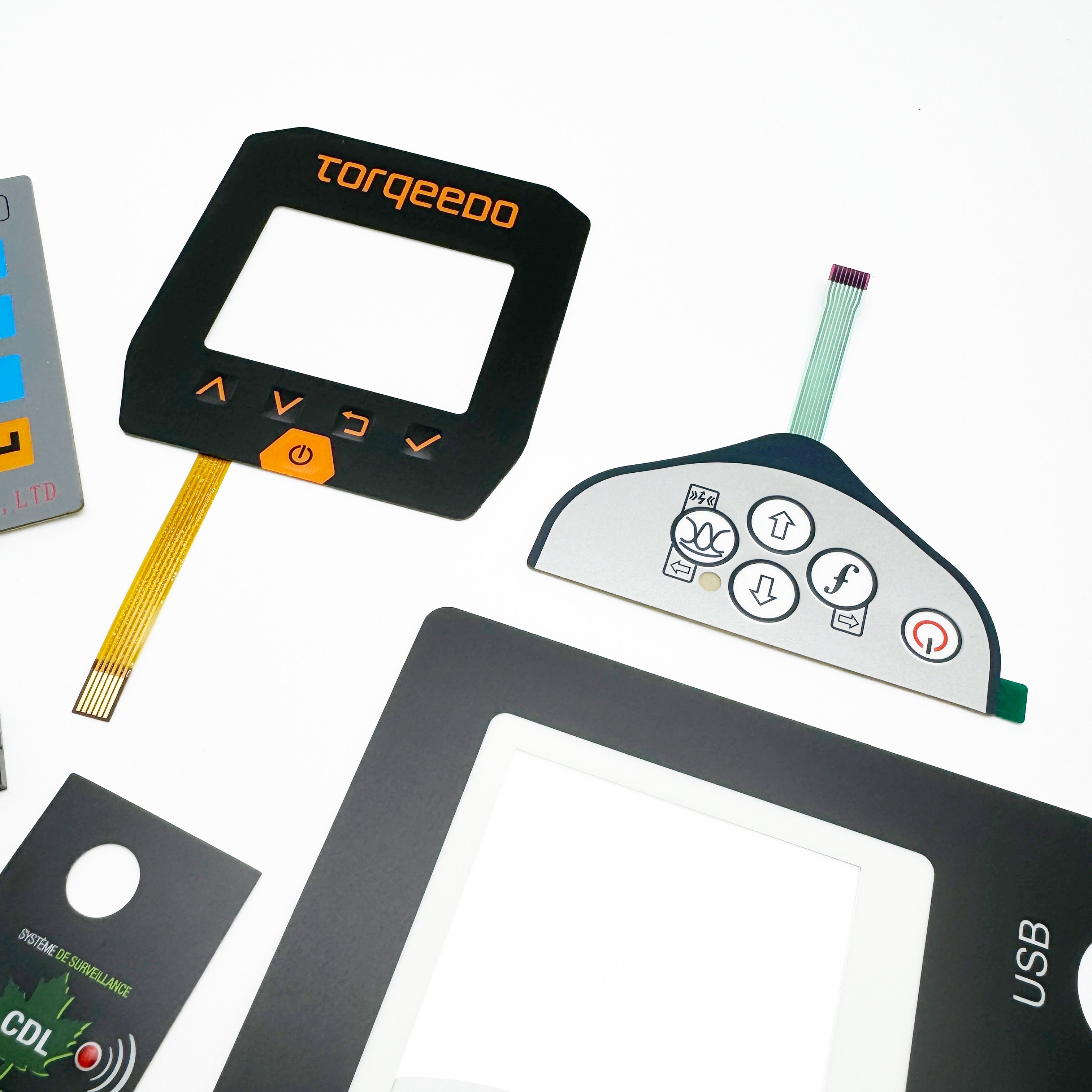 CUSTOM multifunctional membrane switch buttons, designed to be compatible with a wide range of electronic devices and products