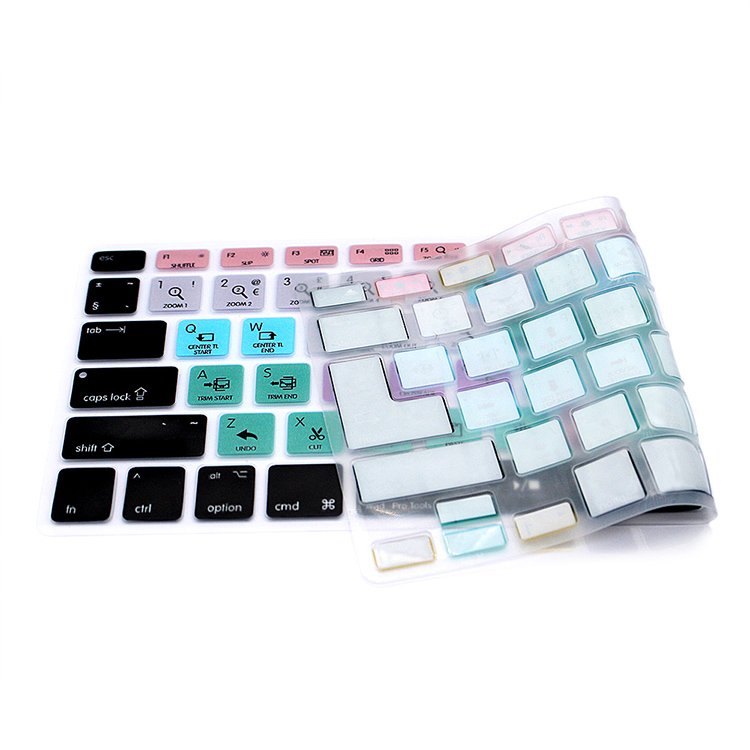 Functional custom Spanish Silicone Desktop Computer Keyboard Cover Skin for Mac Old 13inch