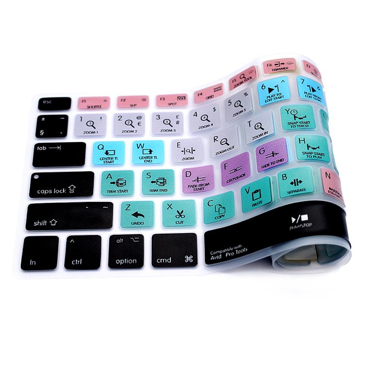 Functional custom Spanish Silicone Desktop Computer Keyboard Cover Skin for Mac Old 13inch
