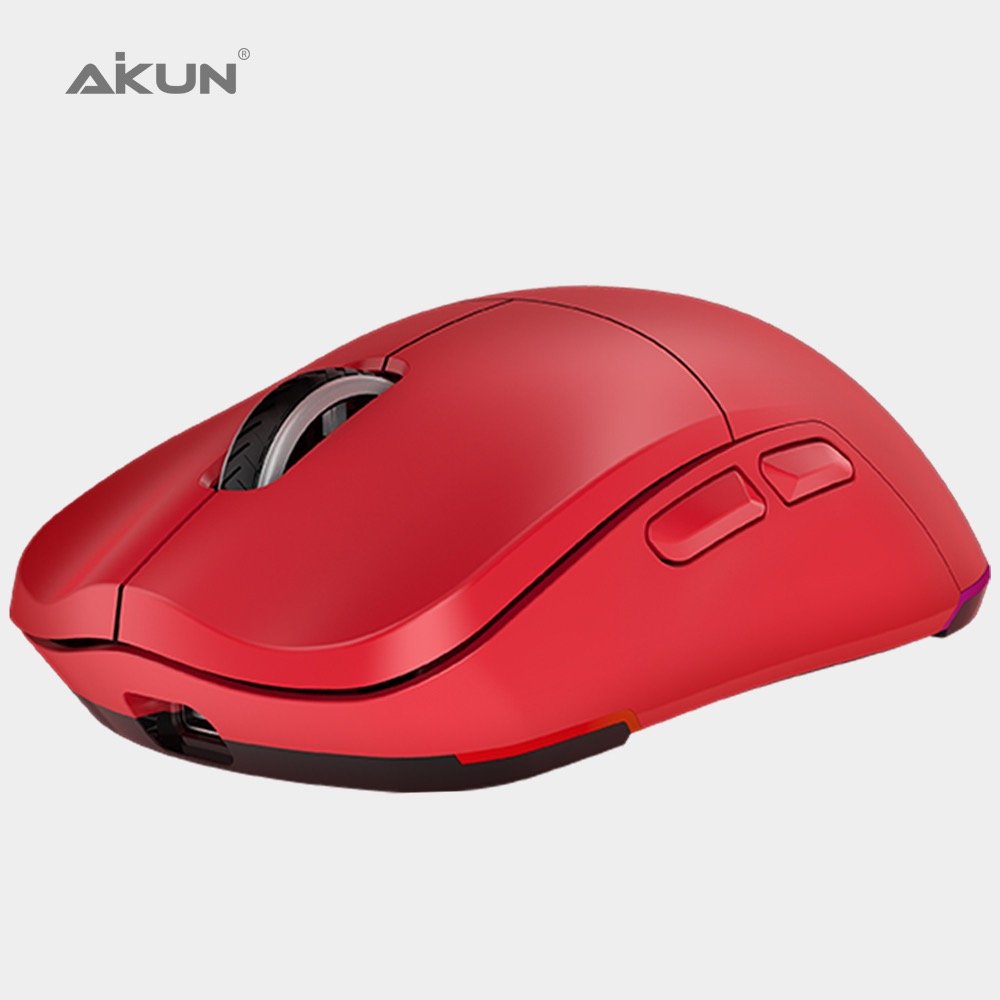GX43WR 5000dpi Dual Model Cordless 2.4Ghz and Wired Gaming Mouse, RGB Programmable Wired Mouse