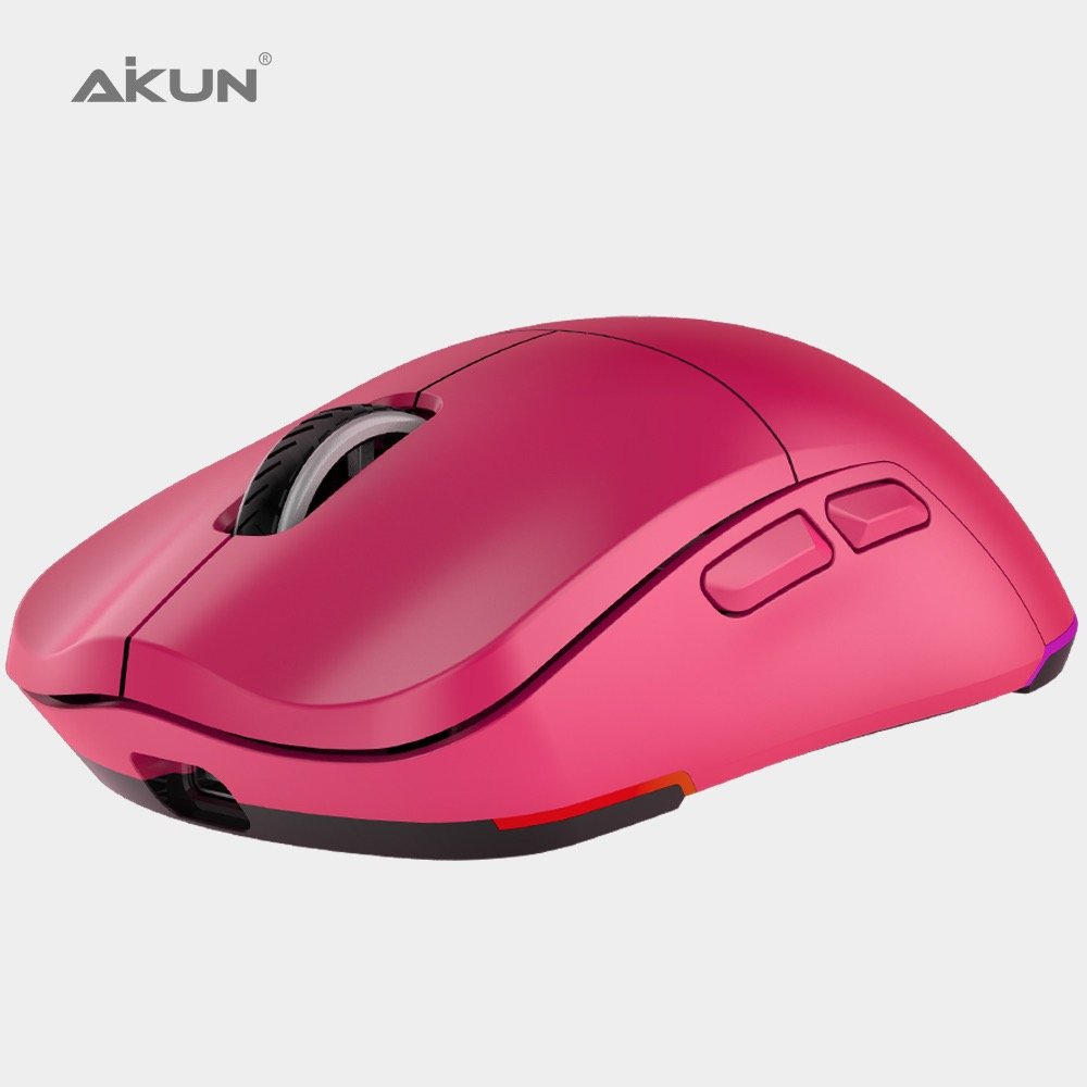 GX43WR 5000dpi Dual Model Cordless 2.4Ghz and Wired Gaming Mouse, RGB Programmable Wired Mouse