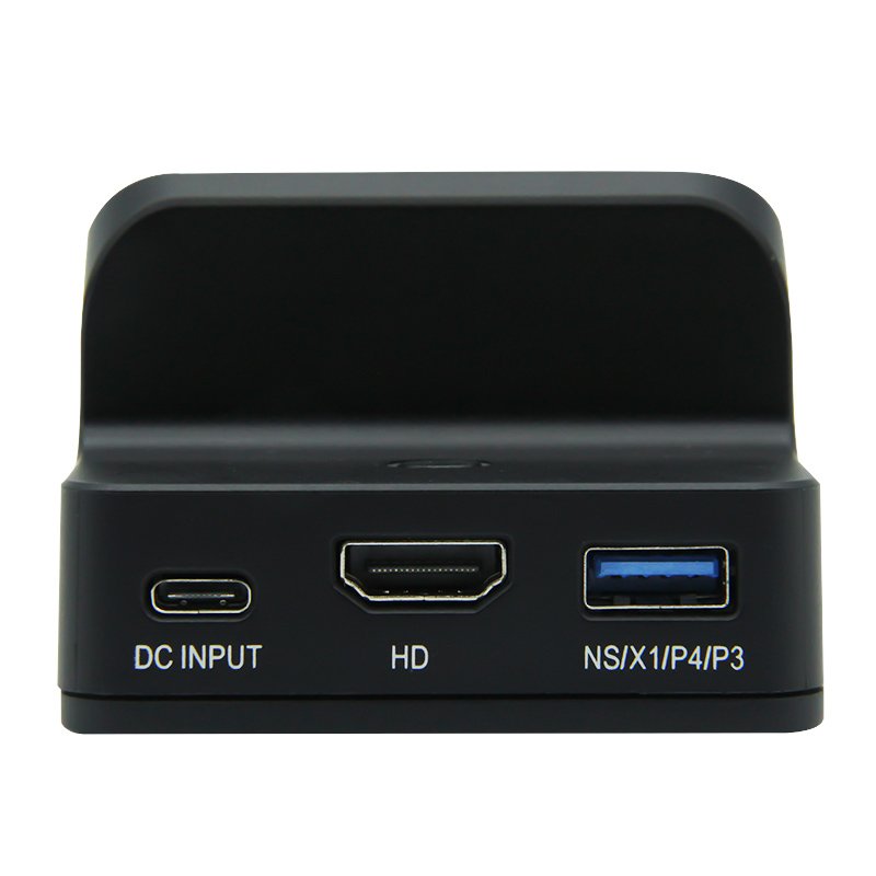 HONSON Color Box Game Console Keyboard and Mouse Converter Adapter Version HS-SW331 Plastic New Black Charging Station