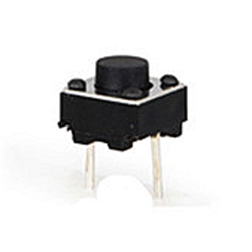 Latest 0.1A 12V 6*6 On-Off Micro DIP Detector Tactile Switch Button Silent TC-0606E 2 Pin Design for Keyboard Tactile Switches