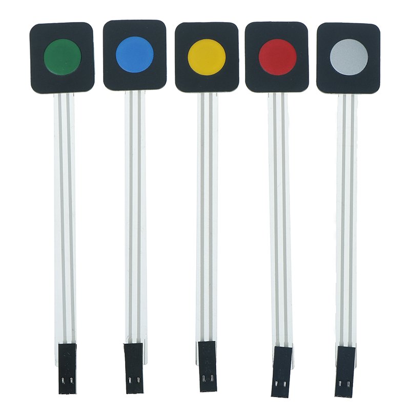 1pc Membrane Switch Keypad 1 Key Matrix Membrane Switch Keyboard Board PET OEM Rohs Metal Dome Screen Printing