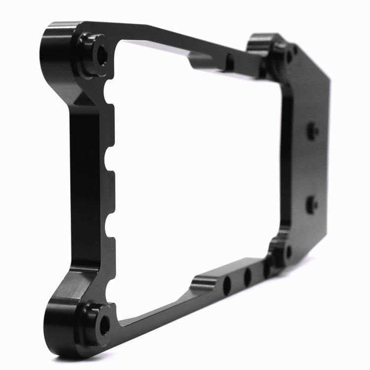 JIYAN Alloy CNC Machining Parts for Motor Aluminum Housing Bracket Matte Anodized Surface CNC Milling Parts