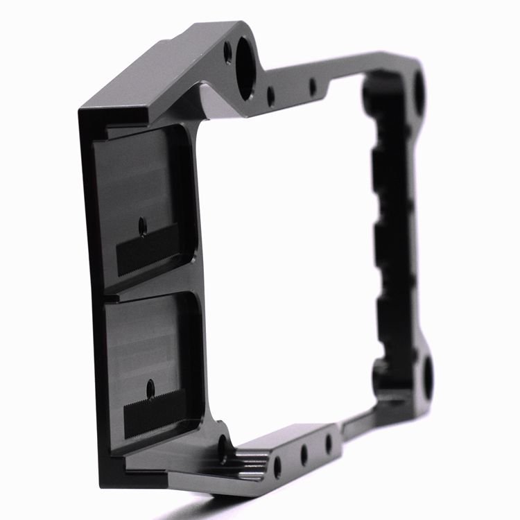 JIYAN Alloy CNC Machining Parts for Motor Aluminum Housing Bracket Matte Anodized Surface CNC Milling Parts