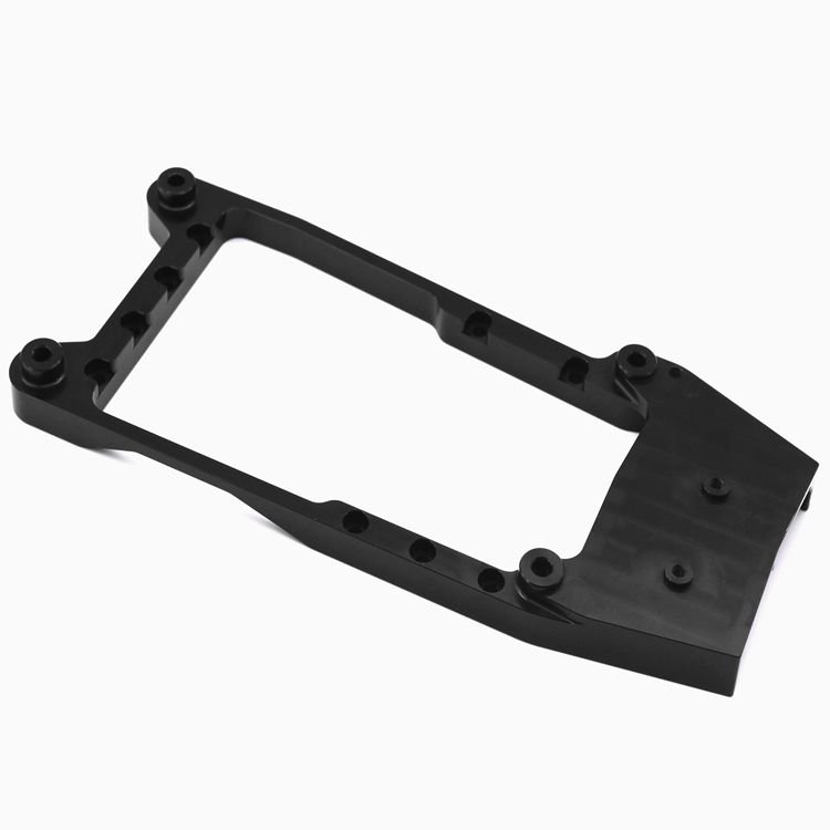 JIYAN Alloy CNC Machining Parts for Motor Aluminum Housing Bracket Matte Anodized Surface CNC Milling Parts
