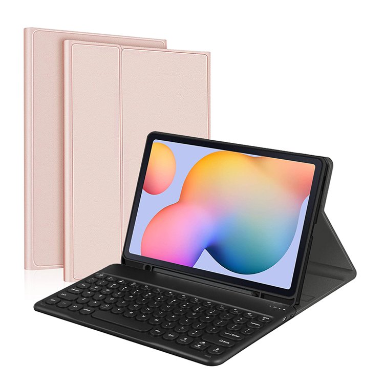 Tablet Case With Wireless Keyboard For Samsung Galaxy Tab A8 10.5 Inch For SM X200 X205 X207 Keyboard Cover With Pencil Holder